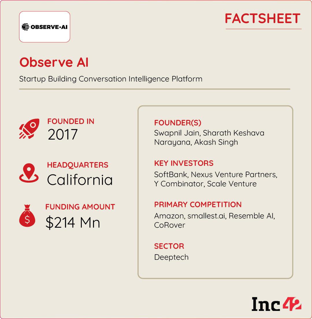 Observe ai factsheet